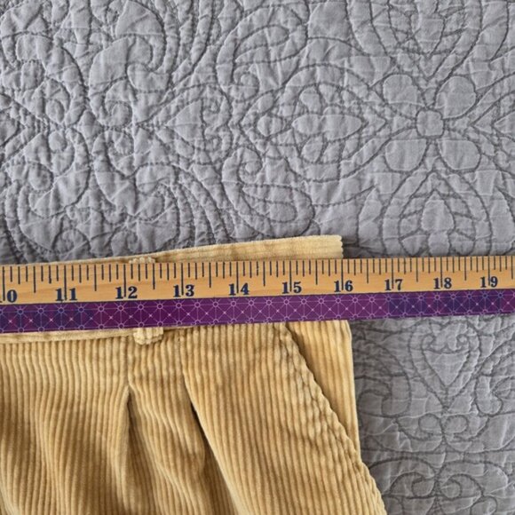 Vtg 70s 80s Large Corduroy Pencil Midi Skirt Camel Retro Fall Academia Preppy - Picture 5 of 7